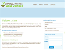 Tablet Screenshot of deforestationwv.com